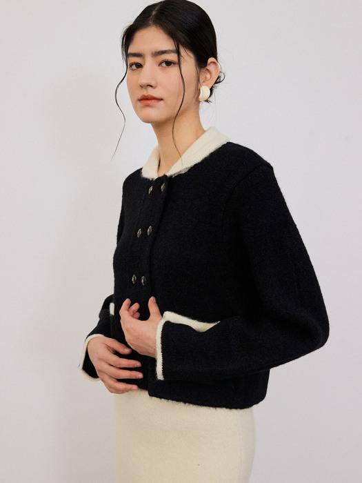 Boucle Double Cardigan