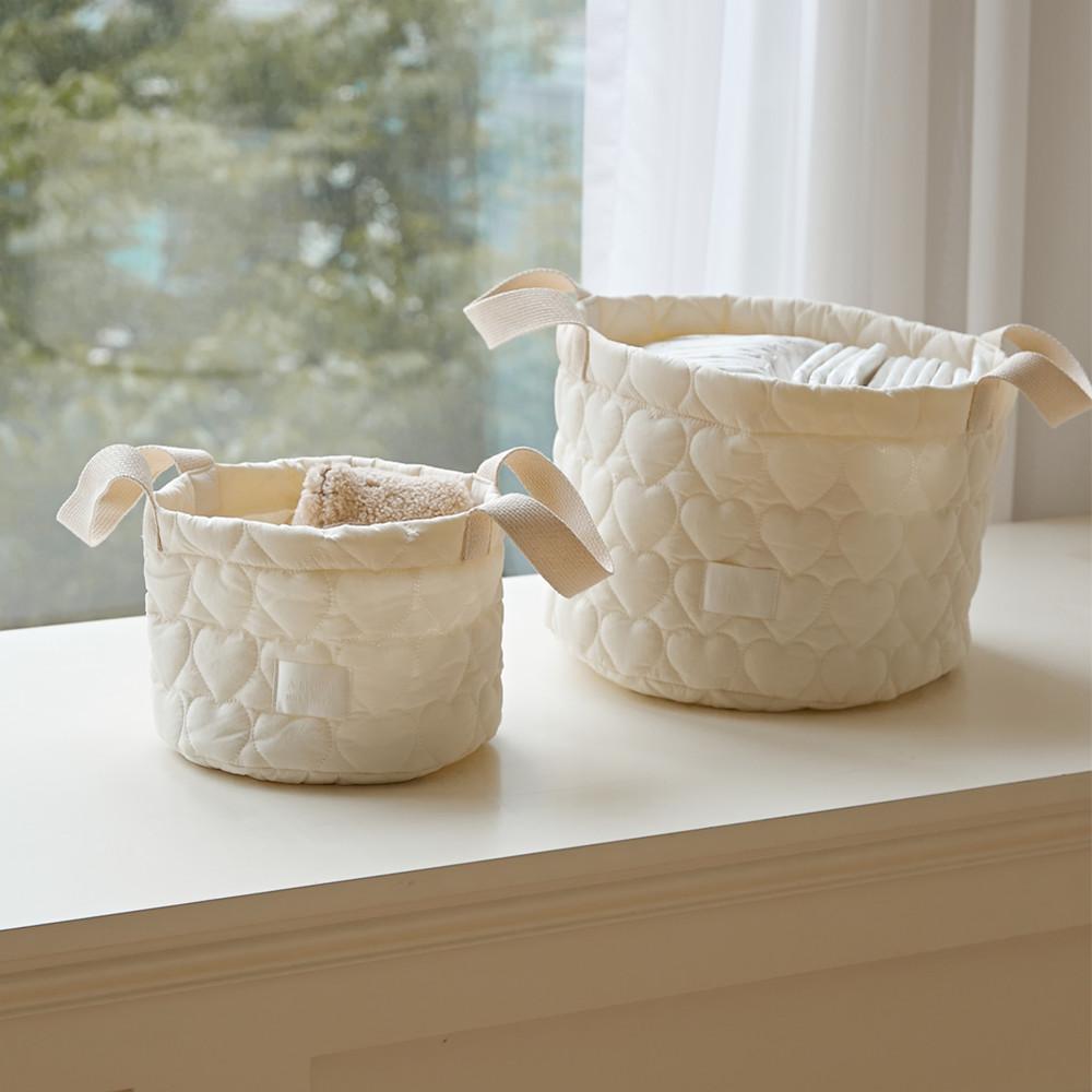 아비앙또마체리 하트누빔 아기 기저귀 정리함