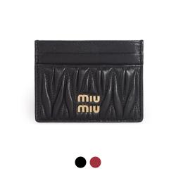 23FW 미우미우 마테라쎄 나파 가죽 카드지갑 1 X8 5MC076 2FPP