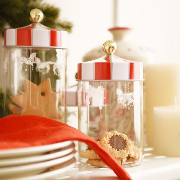 회전목마 유리 스토리지(3size)