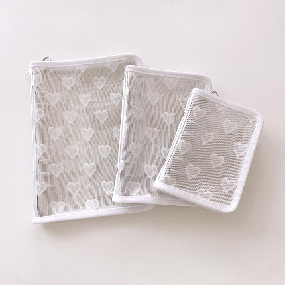 [드리미라이츠] Heart Lover's Club 6-ring diary cover (white)