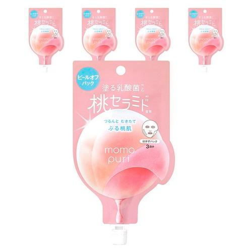 모모푸리 바르는 유산균과 복숭아 세라마이드 필오프 팩 20ml, 1개입, 5개