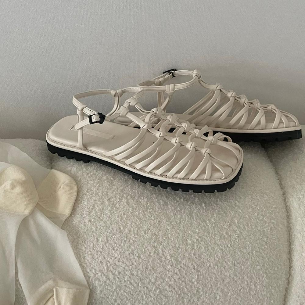 murow 스트랩 샌들 (ivory,camel,black)