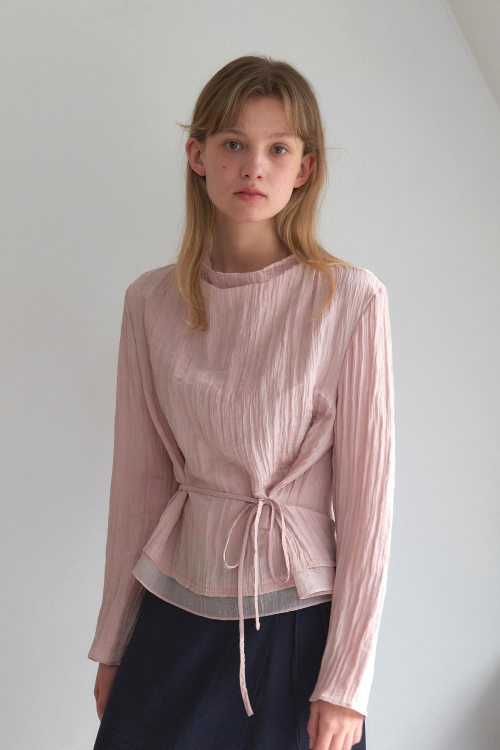모드 블라우스 ( 핑크 )