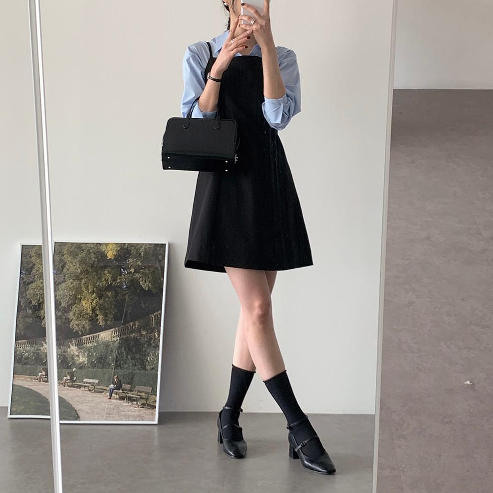 (3/30 순차출고) (자체제작) 올버니 하객룩 A라인 뷔스티에 미니원피스.