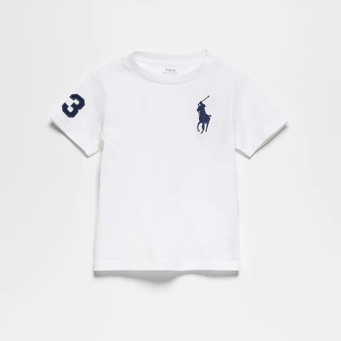 빅 포니 코튼 저지 티 (WHITE)