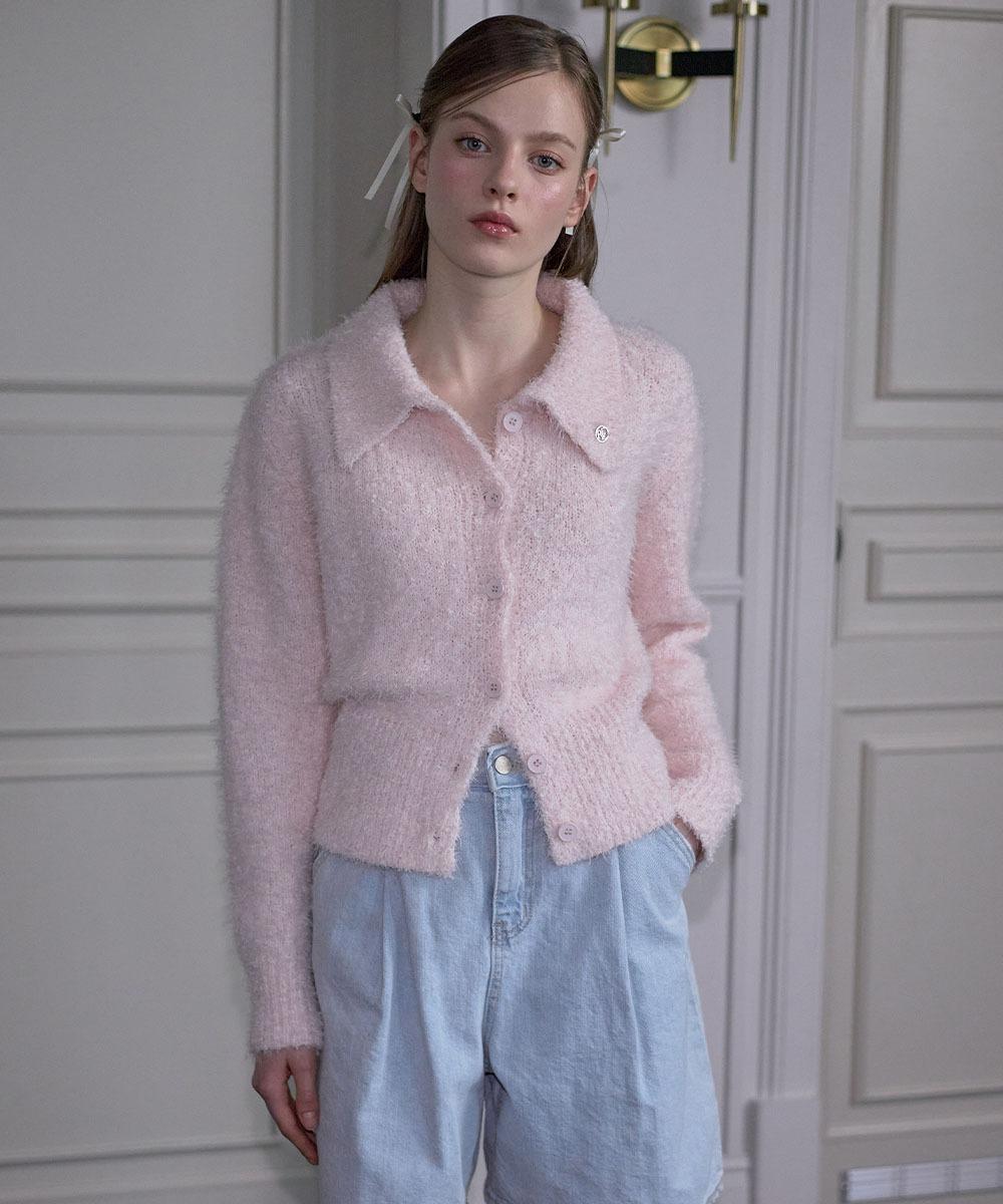 로제프란츠 Hairy Collar Knit Cardigan