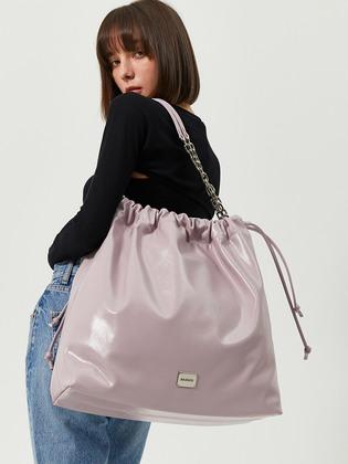 CH. TRAWSTRING BAG, PURPLE