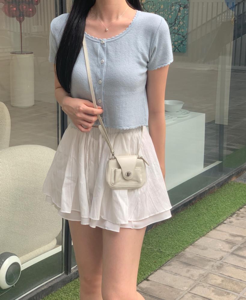 [5%신상할인] 웨이브 레이어드 쇼츠 (2col)