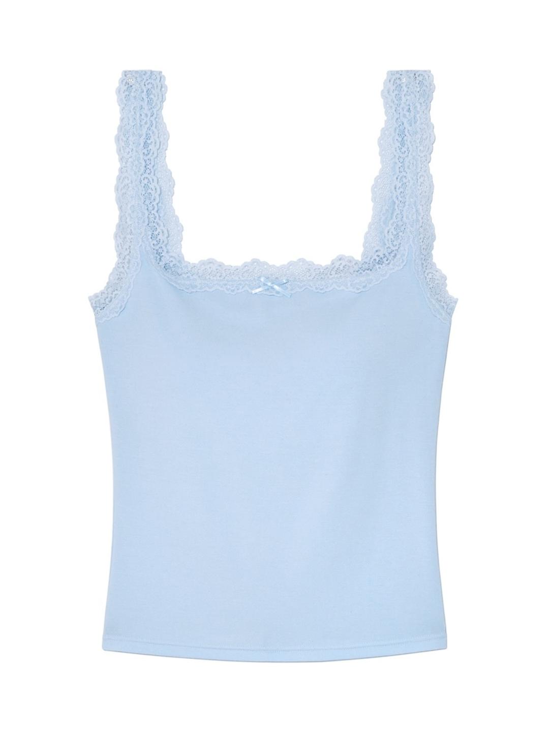 RUBY LACE CAMI (BABY BLUE)