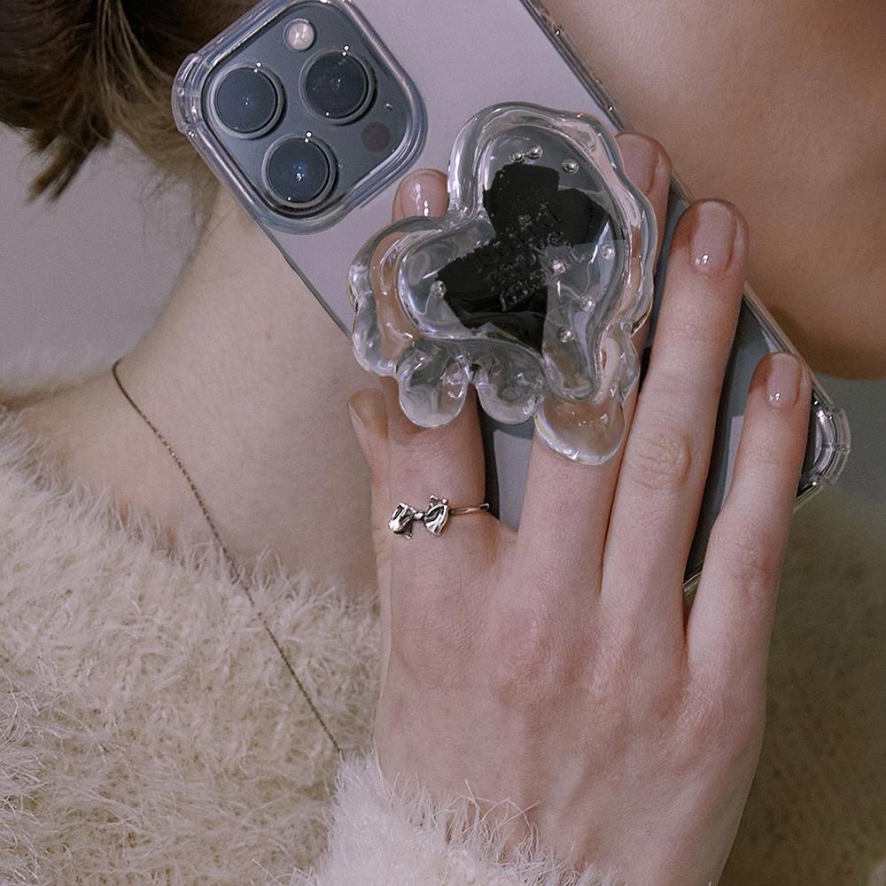 Mini Pleated Ribbon Ring