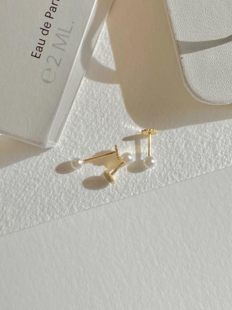 14K 진주 라블렛 피어싱