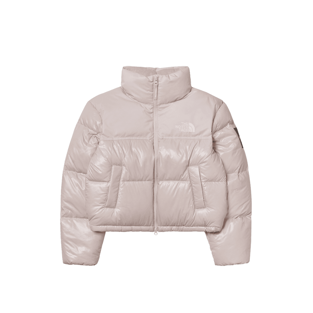 (W) The North Face White Label Novelty Nuptse RDS Down Jacket Light Pink