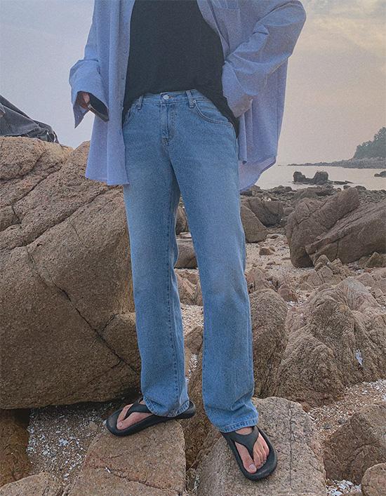 제이 세미부츠컷 데님팬츠 (2282)