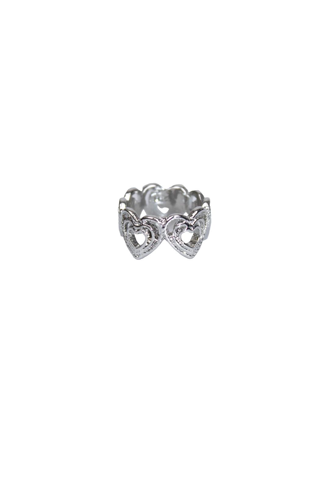 歲寒松柏 Heart bold ring