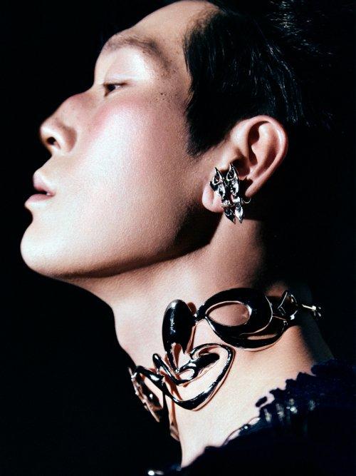 FLAME BELT EARCUFF ( SILVER 925 )