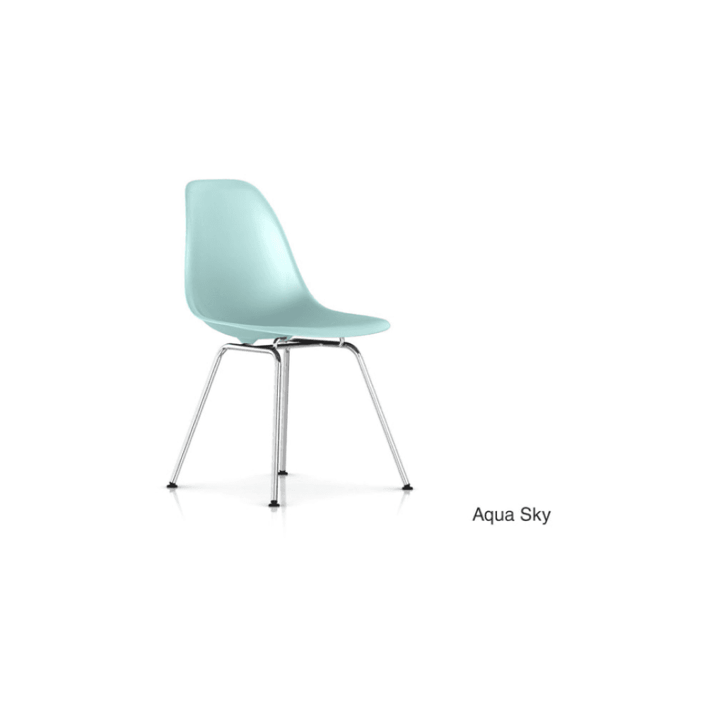 Eames Molded Plastic Side Chair, 4-leg Base (13 colors)