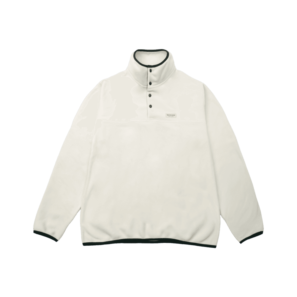 [공구딜] 트루릴리젼 스냅 플리스 - 아이보리