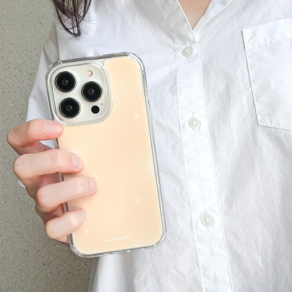 보송 포근 젤리 하드 케이스 2color (pink, apricot) 아이폰 14 PRO