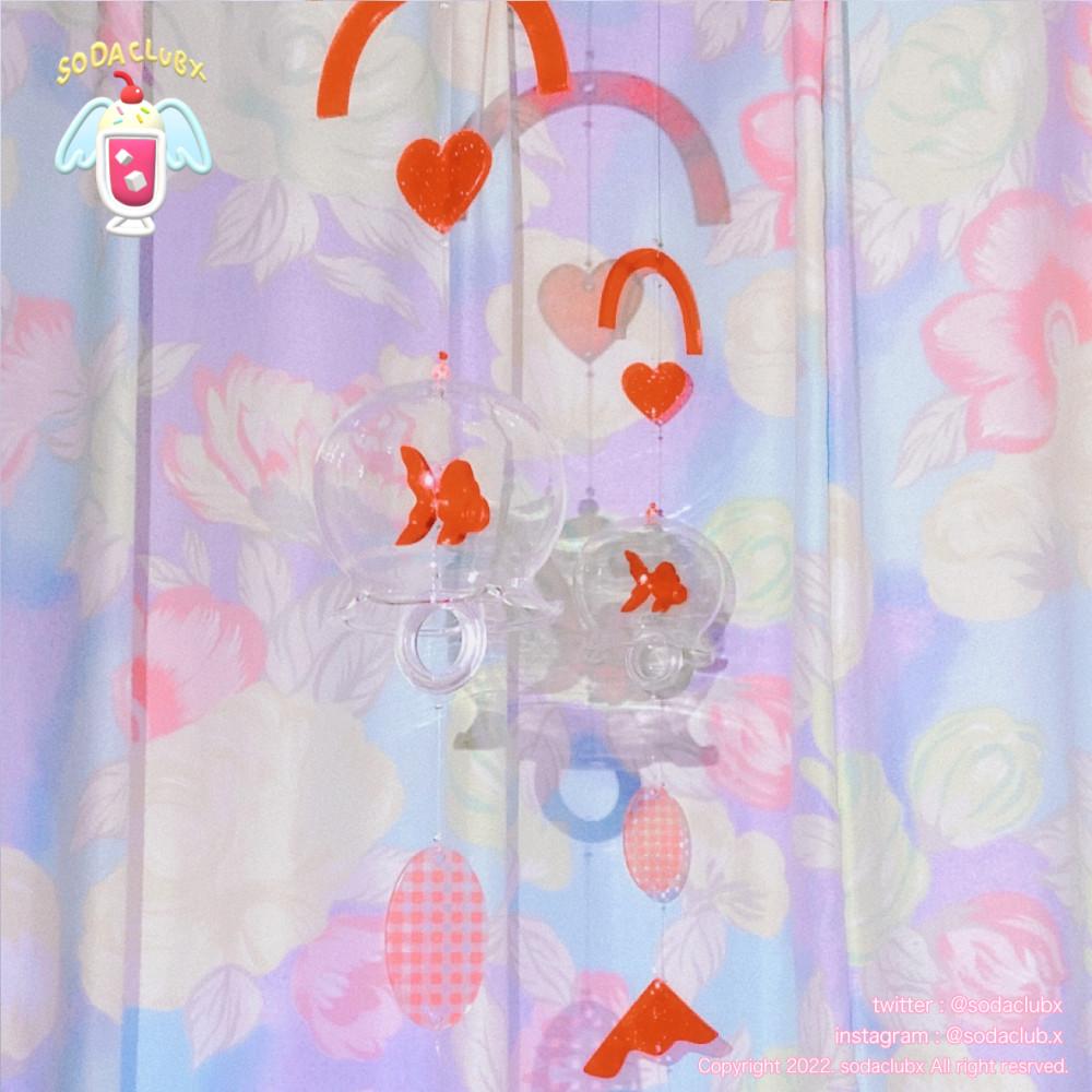 작은어항 금붕어 후우링🎐 아크릴 썬캐쳐 (파츠변경) | 유리풍경