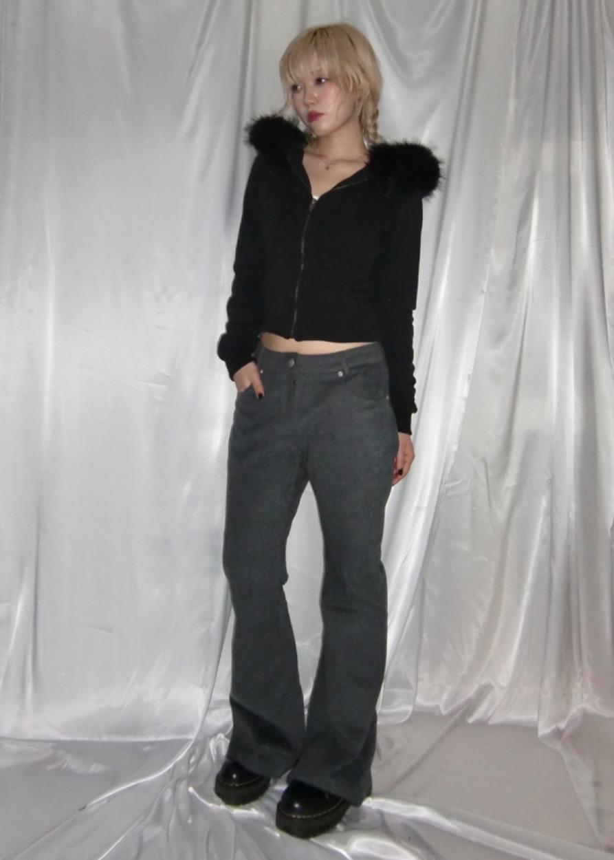 애피타이츠 Dull Low Bootscut Pants (기모) 덜 로우라이즈 부츠컷 팬츠