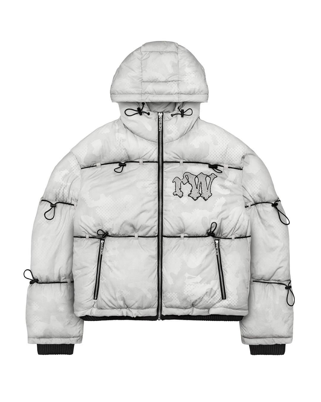 White Camo Puffer Jacket 3.0 - S