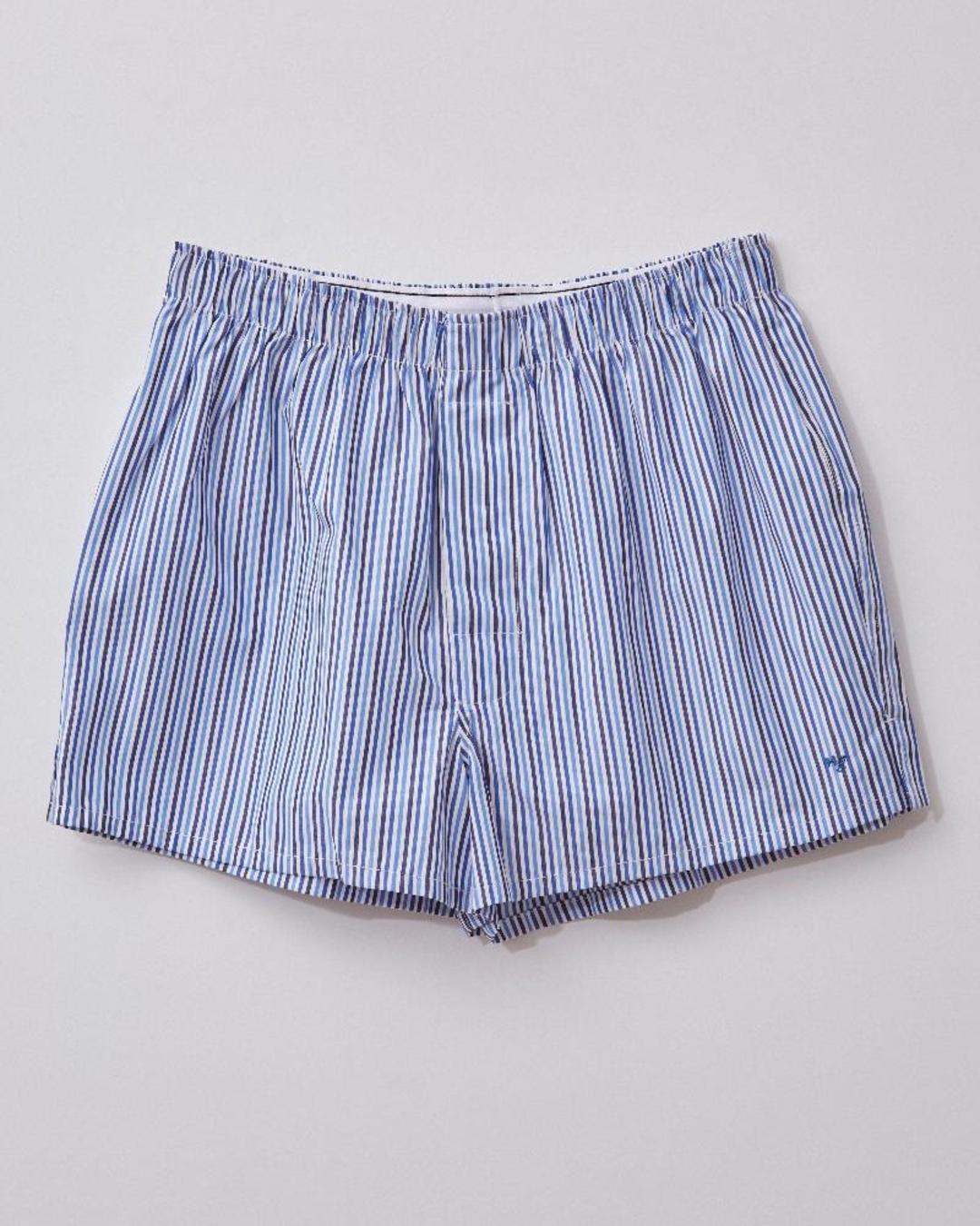 Boxer N.2 in Multi Blue Stripe - Medium / Multi Blue Stripe