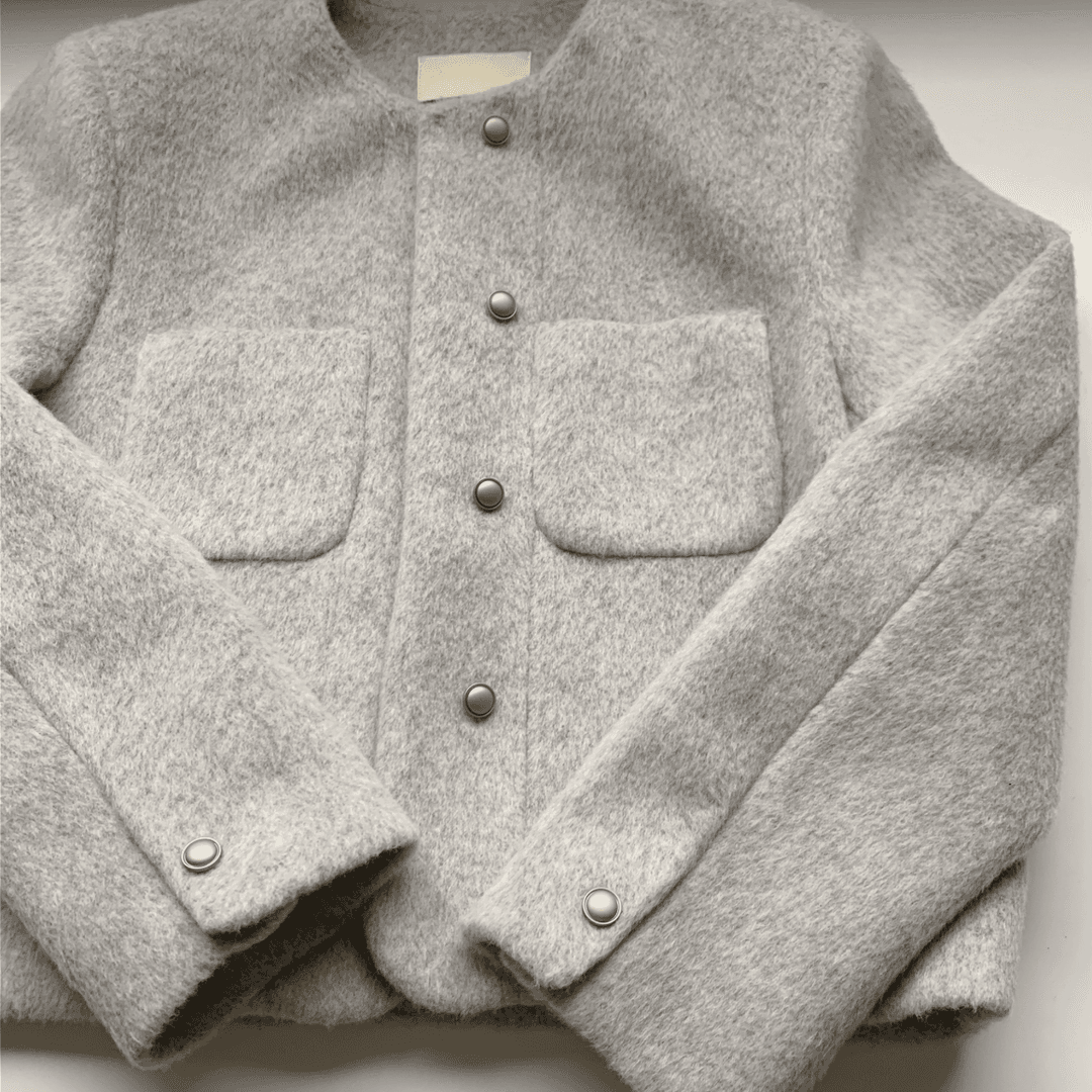드솔 *11/24발송*오드 알파카 브러쉬 자켓