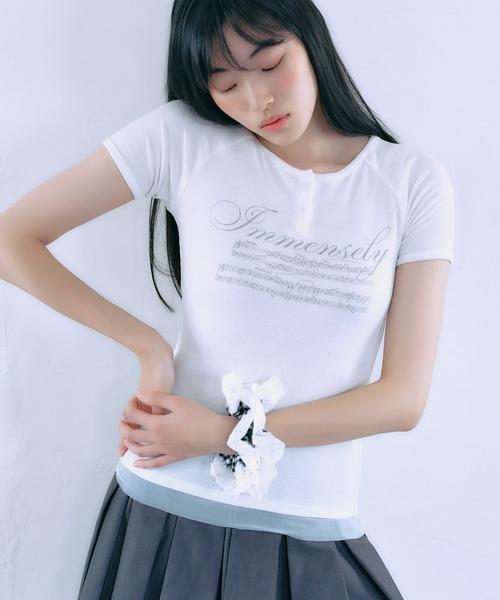 HENLY NECK S/S  TEE / ヘンリーネックショートスリーブT