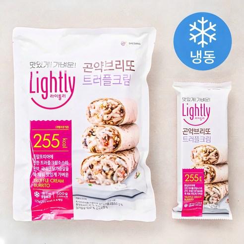 라이틀리 곤약브리또 트러플크림 (냉동) 4입, 125g, 1개 - 브리또 | 쿠팡