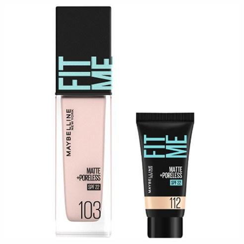 메이블린 핏미 파운데이션 레노 30ml + 미니파운데이션 5ml 세트, 103 페어(파운데..., 1세트