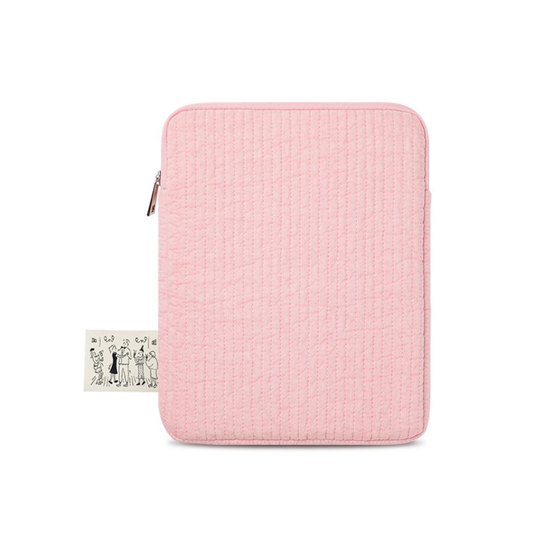 QUILTED IPAD POUCH - PINK