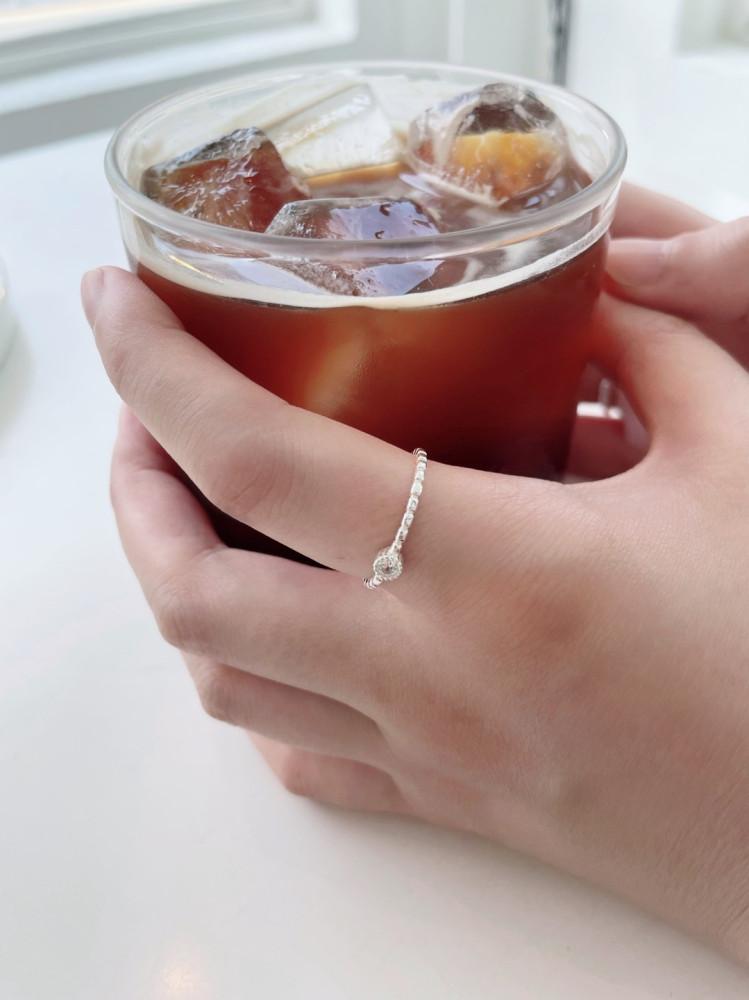 달빛큐빅링 실버925 지파운데이션 생리대지원 기부반지 후원반지 은반지