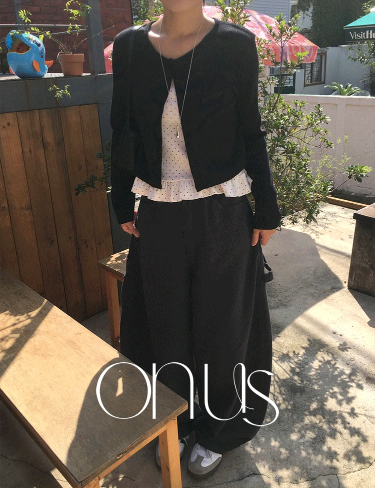 [new5%/on us/문의폭주!] 수플레 프릴나시 가디건 세트 (2color)