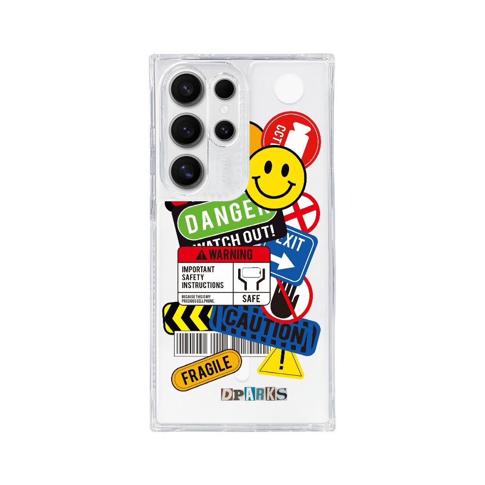 TAGSTICKER-CAUTION Galaxy set (CHAC MAGNETIC CASE + CHAC COVER)