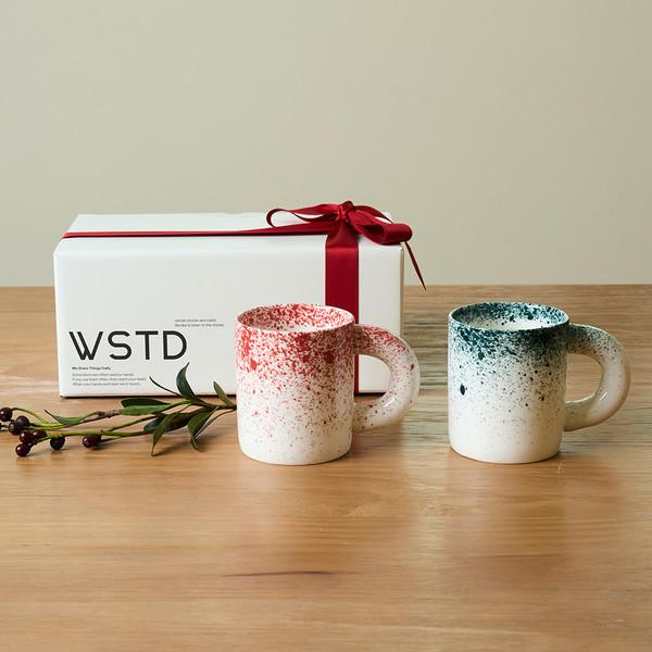 [스프링클] Glossy D머그 350ml 2P