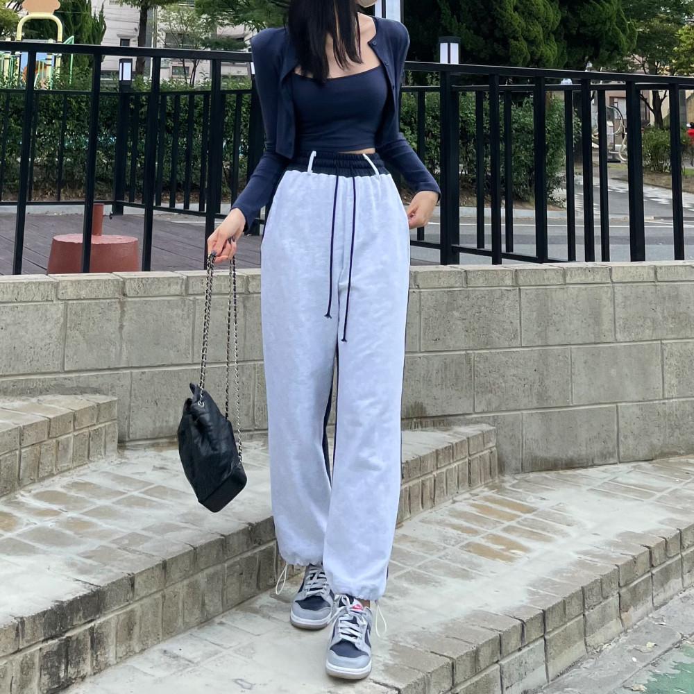 [주문폭주] MR 배색 밴딩 조거 팬츠 (5color)