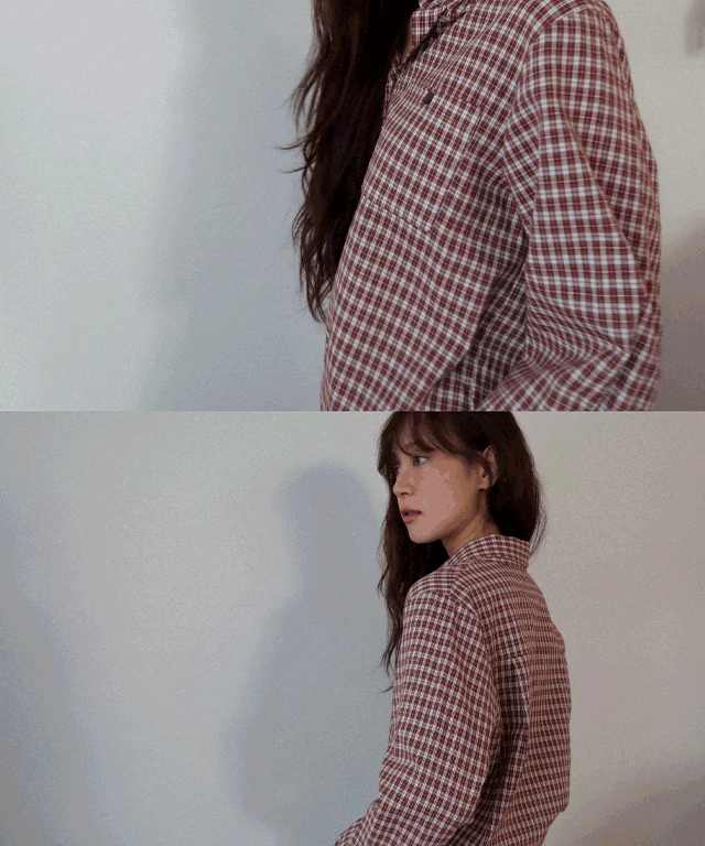 Fall vintage check shirt (2colors)
