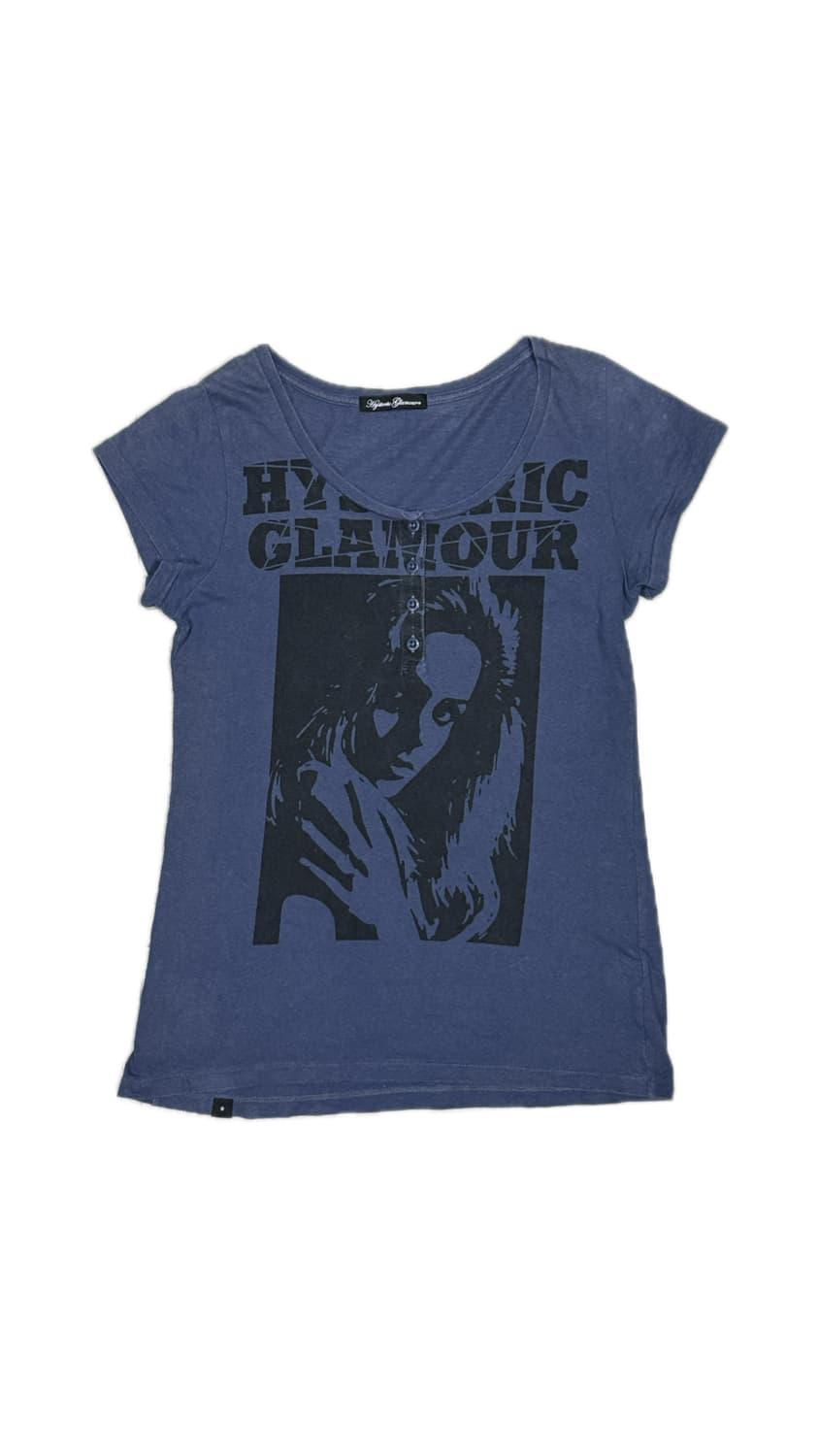 히스테릭 글래머 아카이브 단추 디테일 히스걸 반팔 티셔츠 | 후루츠패밀리