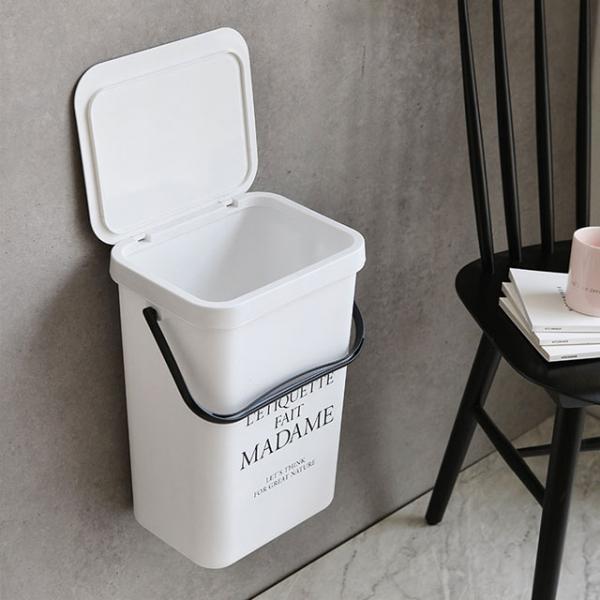 벽걸이 휴지통 쓰레기통 분리수거함 (7L/12L)