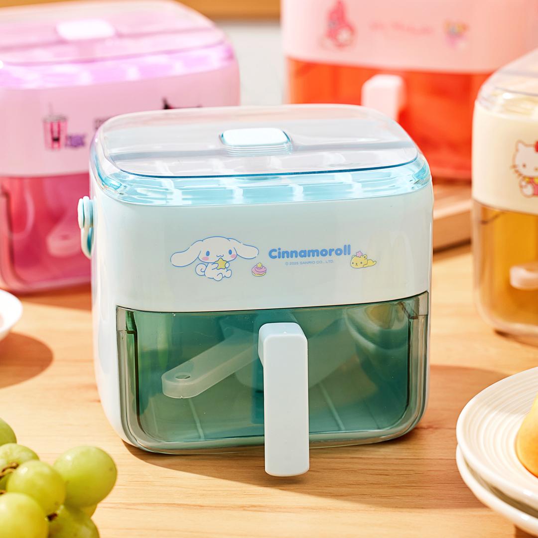 시나모롤 손잡이 바스켓 얼음틀 얼음통 얼음보관통 용기 아이스트레이