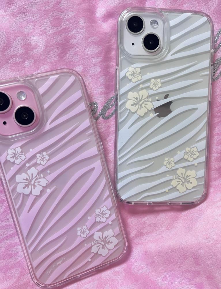 zebra hibi jelly hard phone case iphone6