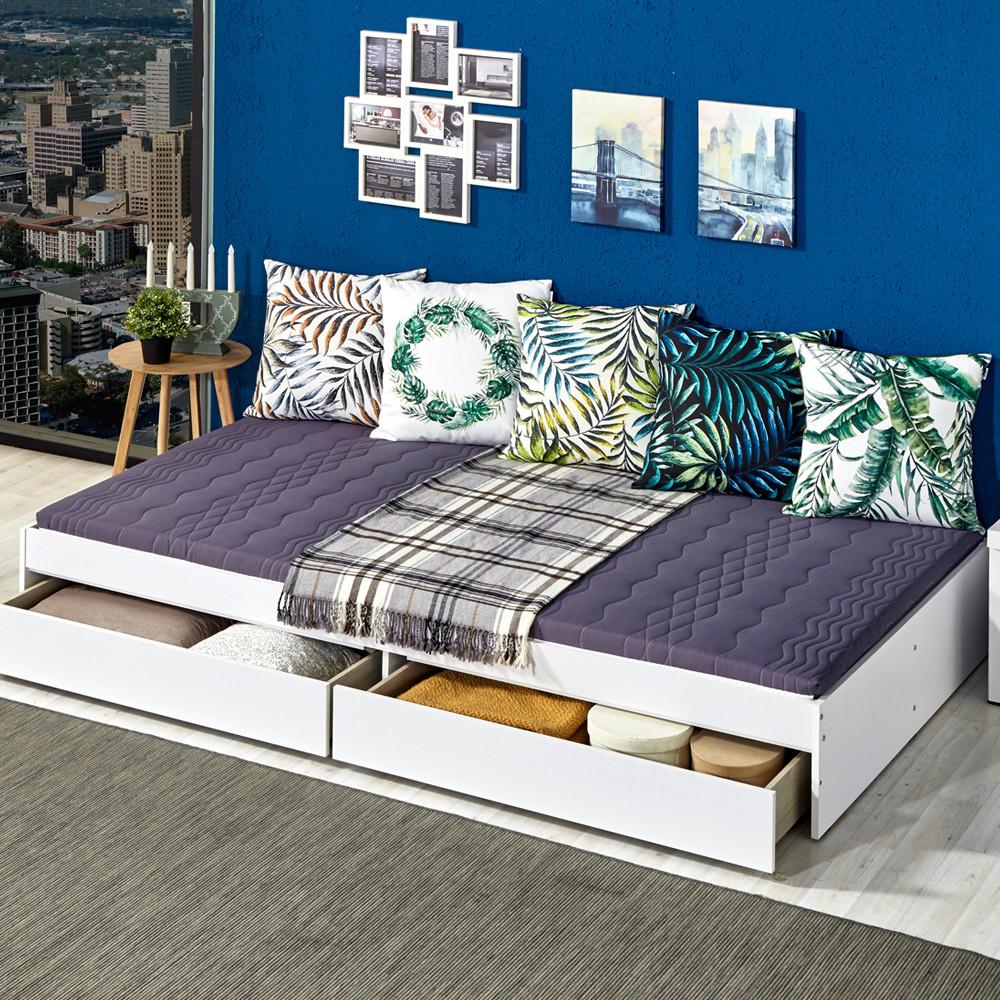 미니 싱글 침대 수납 서랍형 원룸 고시원침대 매트리스별도