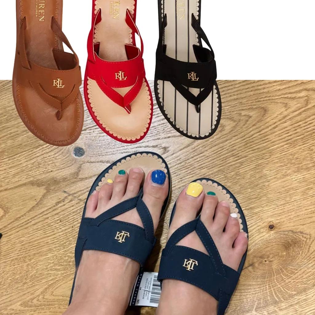 폴로 랄프로렌 로잘린드 플립 플랍 샌들 (4컬러) / Polo Ralph Lauren Rosalind Sandals