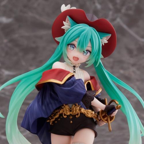 (당일발송) 타이토 (TAITO) Wonderland 피규어 시리즈 보컬로이드 하츠네 미쿠 장화 신은 고양이