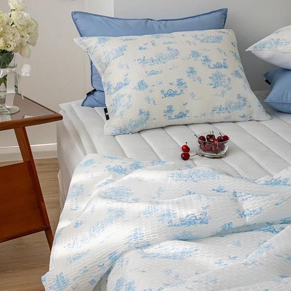 스노우썸머 시어서커 양면 옥수수솜 여름 차렵이불