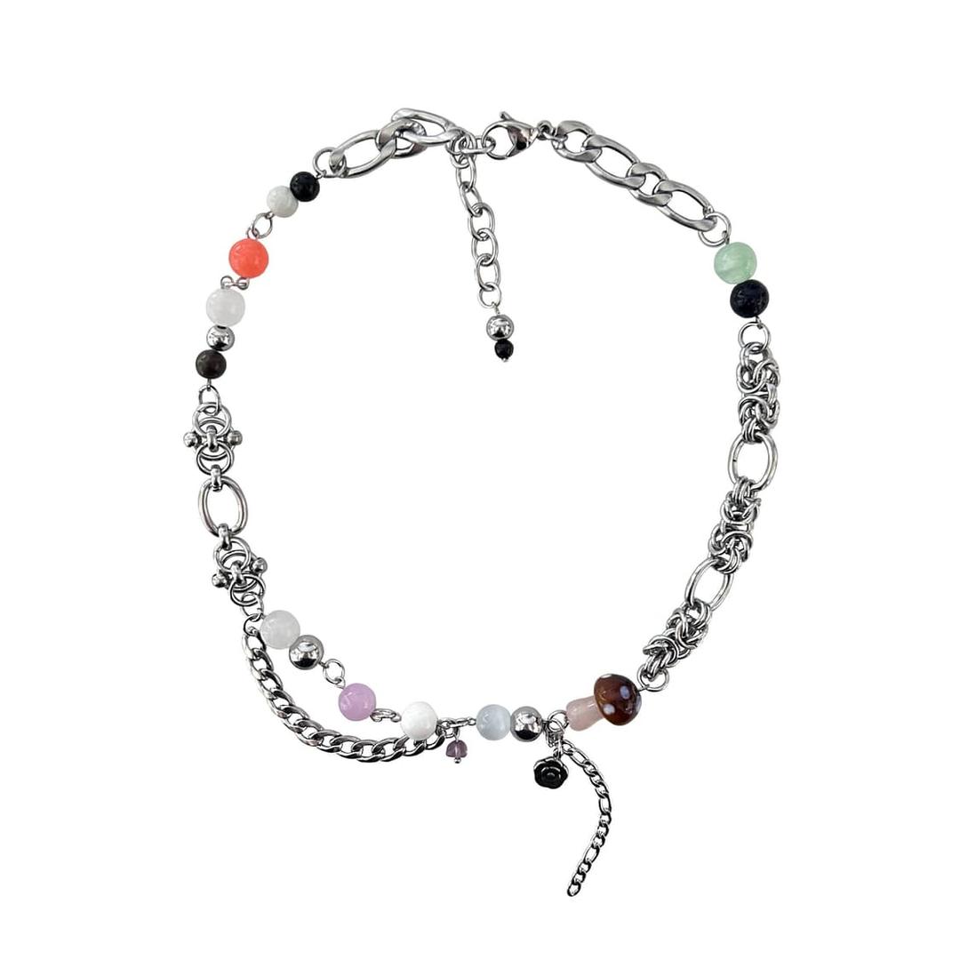 Flower mushroom necklace | 후루츠패밀리