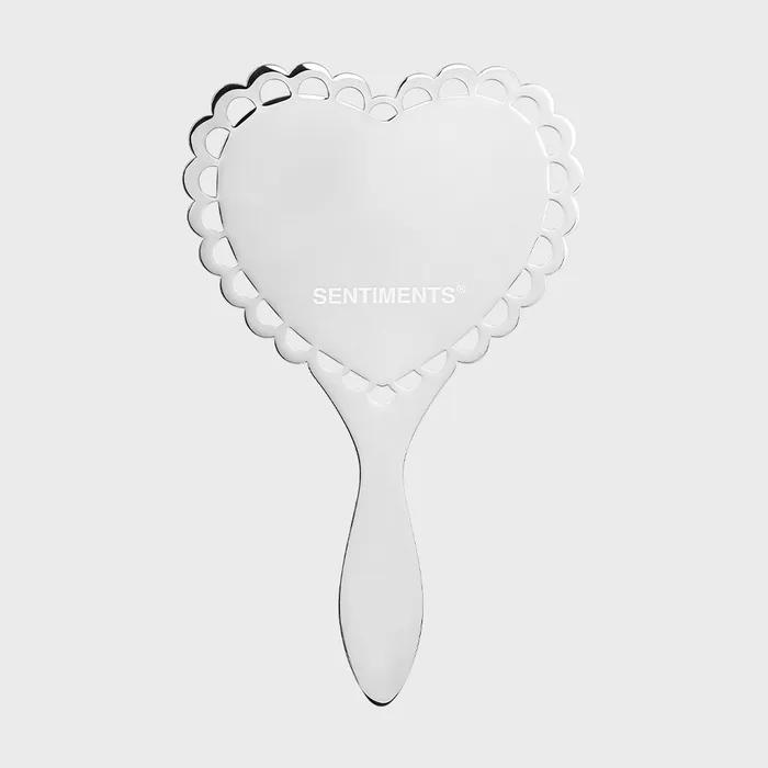 NO.605 [SILVER] HEART HAND MIRROR