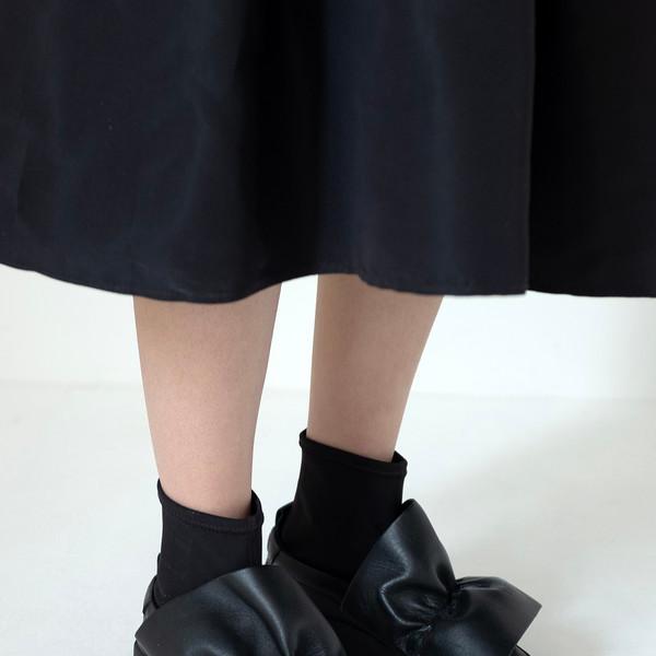 MSGM Leather Ruffle Slip On Sneakers
