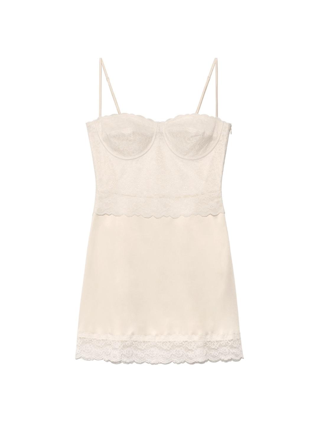 ANGEL DREAM SLIP DRESS (CREAM)